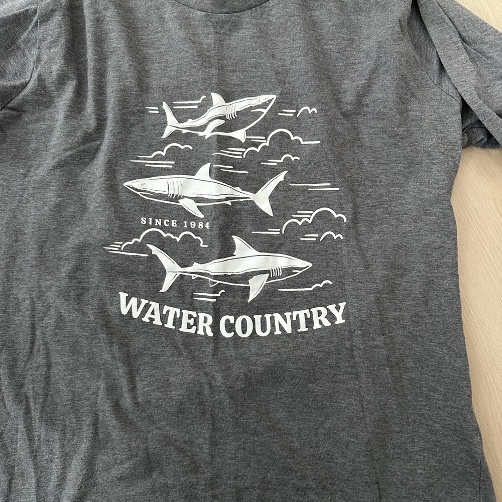 Gray Water Country Shark T-Shirt